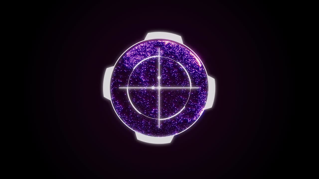 HUD Futuristic Spin Circle Display For Plasma Sphere Graphic Motion Background.