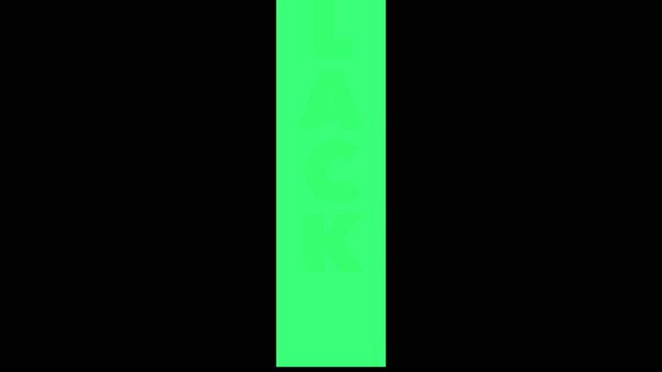 Black Friday with green line on black gradient