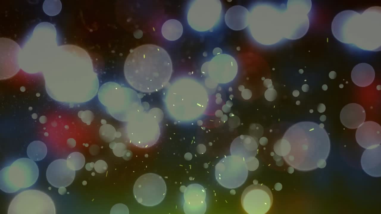 렌즈 플레어 배경에 대해 원활한 루프로 움직이는 디지털 불꽃의 애니메이션