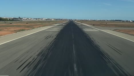 pilot fpv pov in a real time landing at valencia airport in se spain. unique footage taken from the cockpit of a jet landing at runway !2. 4k 60fps
