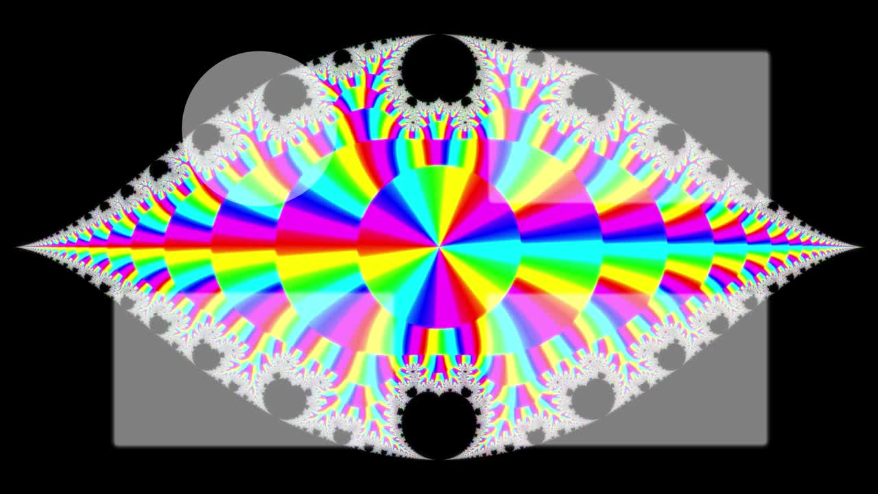 psicodélico llamativo final de la tarjeta final de la pantalla gráficos de movimiento