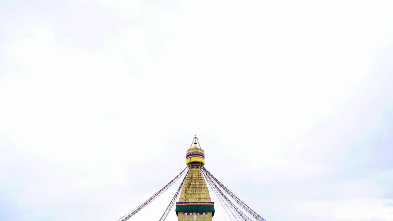 네팔 카트만두 에 있는 바우다나스트 스투파 의 풍경