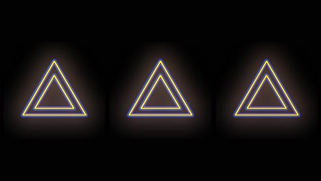 Gold-triangles-pattern-with-led-light-in-club-style