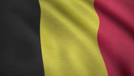 waving belgian flag
