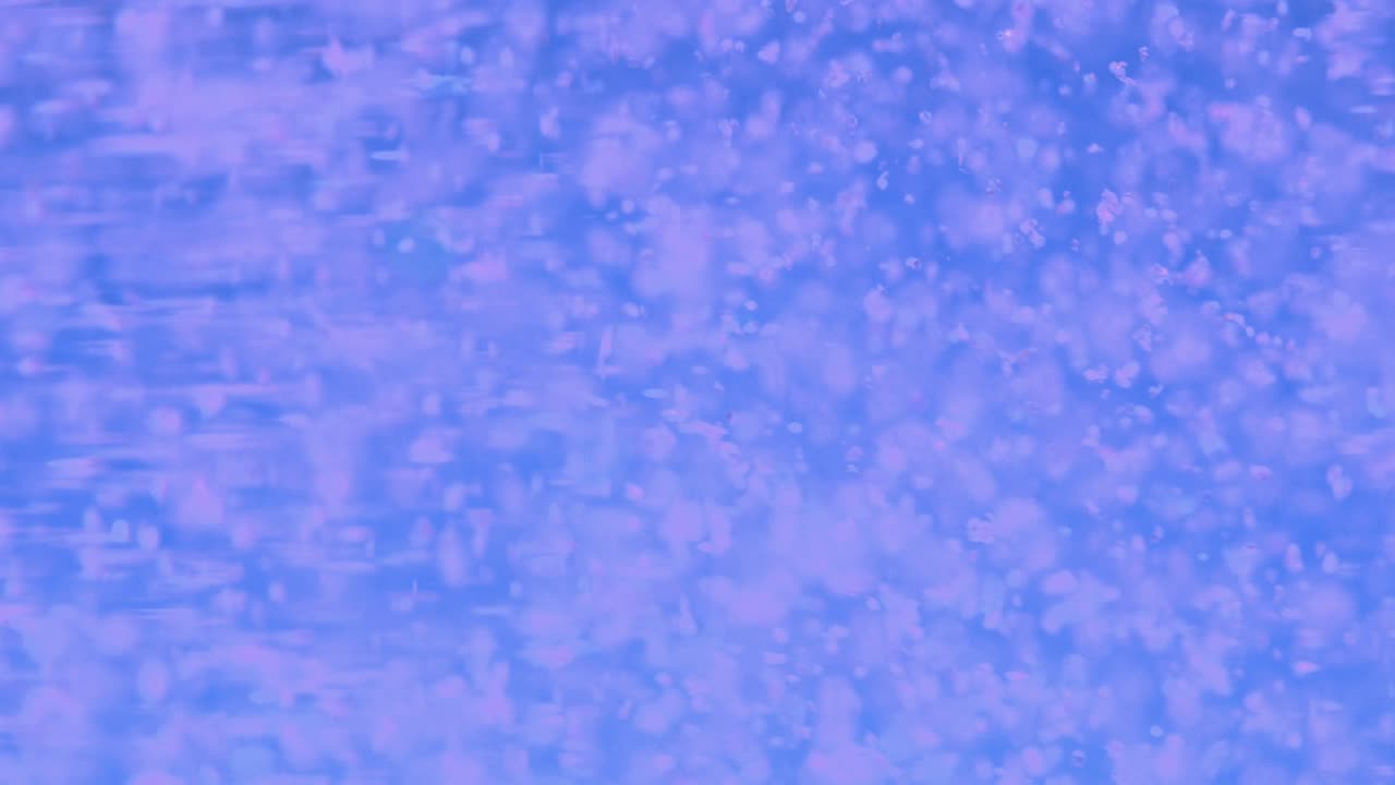 하 입자, 눈, 반이는, 파란색 크로마 키 배경에 떨어지는 먼지