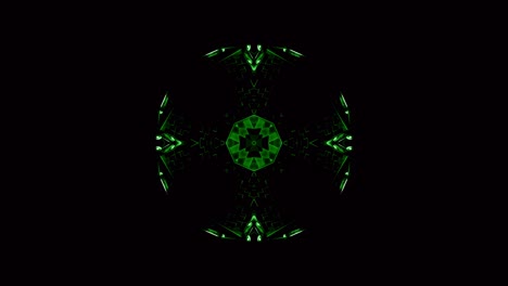 patrón geométrico verde abstracto