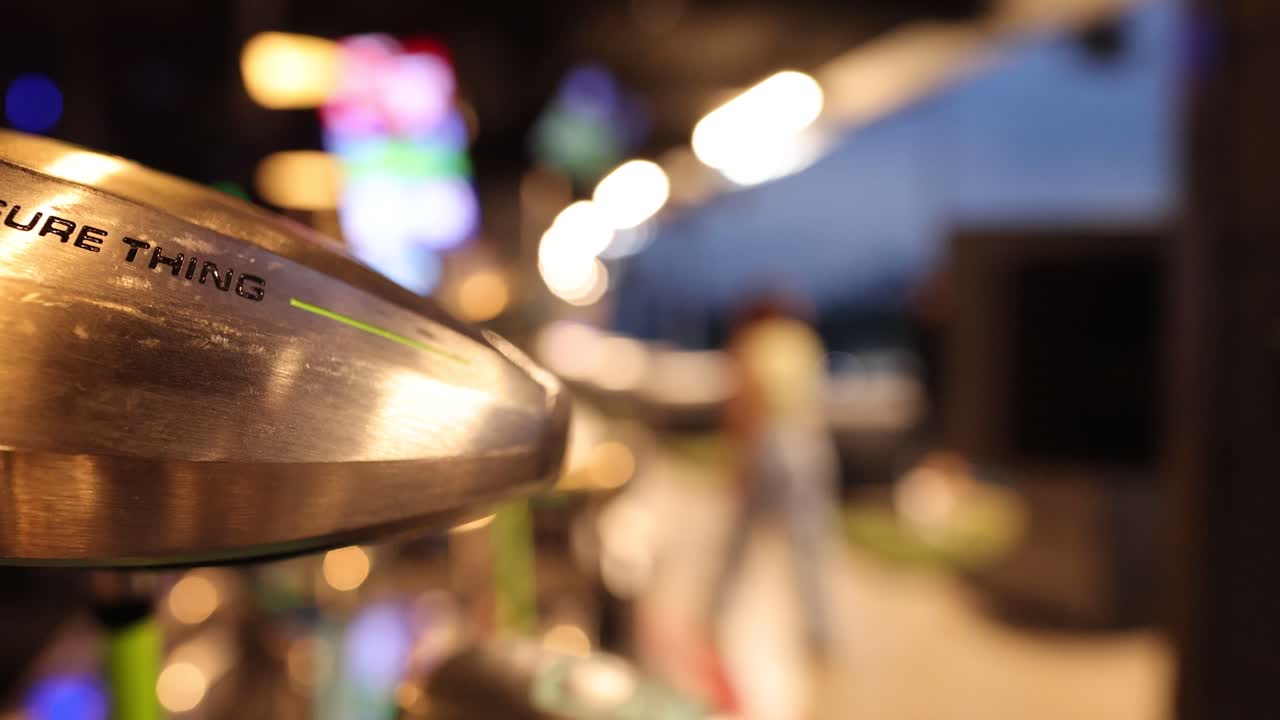 골프에서 골프 드라이버의 클로즈업