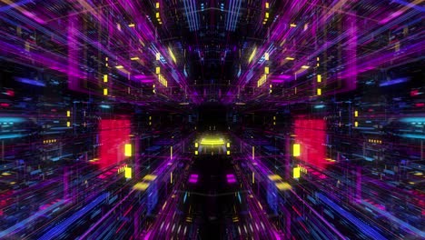 volando sobre un fondo de movimiento abstracto, una placa de circuitos futurista, placa madre digital. cuadrícula digital, procesamiento de cpu, red digital, computación, juegos de gpu, web, internet. bucle de renderización 3d