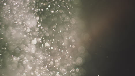 bokeh abstracto y partículas de luz