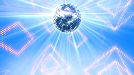 mirror ball disco lights club dance party glitter background