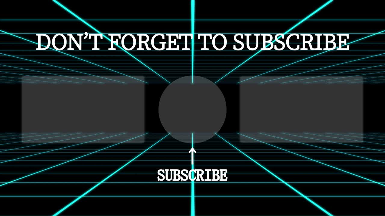 그리드 이동 엔드 카드 엔딩 스크린 모션 그래픽