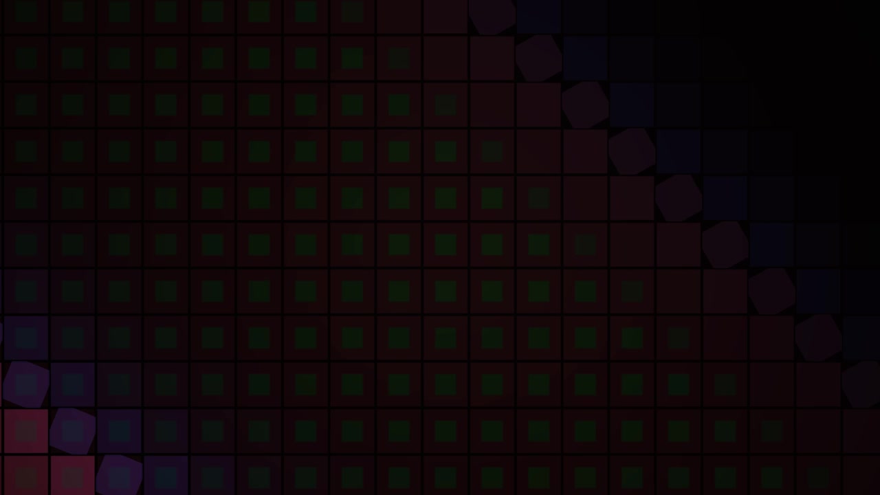 Dynamic Digital Grid with Morphing Square and Octagon Shapes