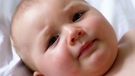 video focus on baby