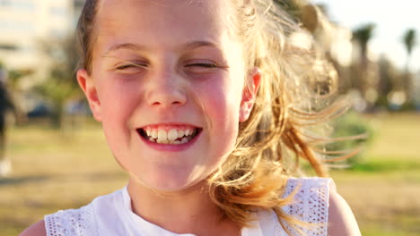 Child-face,-laughing-and-girl-portrait-from-Miami