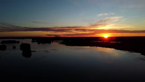 a drone shot made at the pieni onkamo lake in finland-1