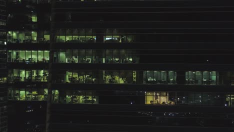 office building at night