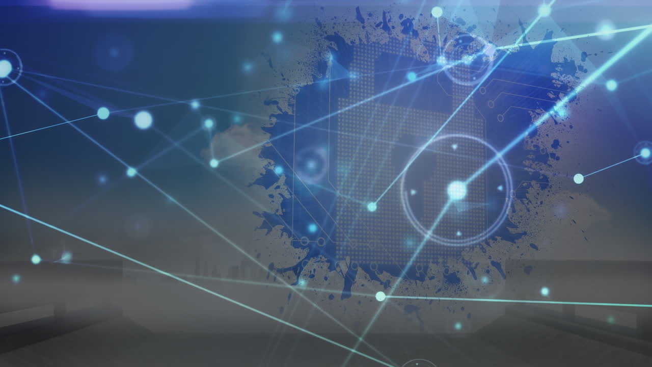 ⁇ 락을 통한 연결 네트워크의 애니메이션