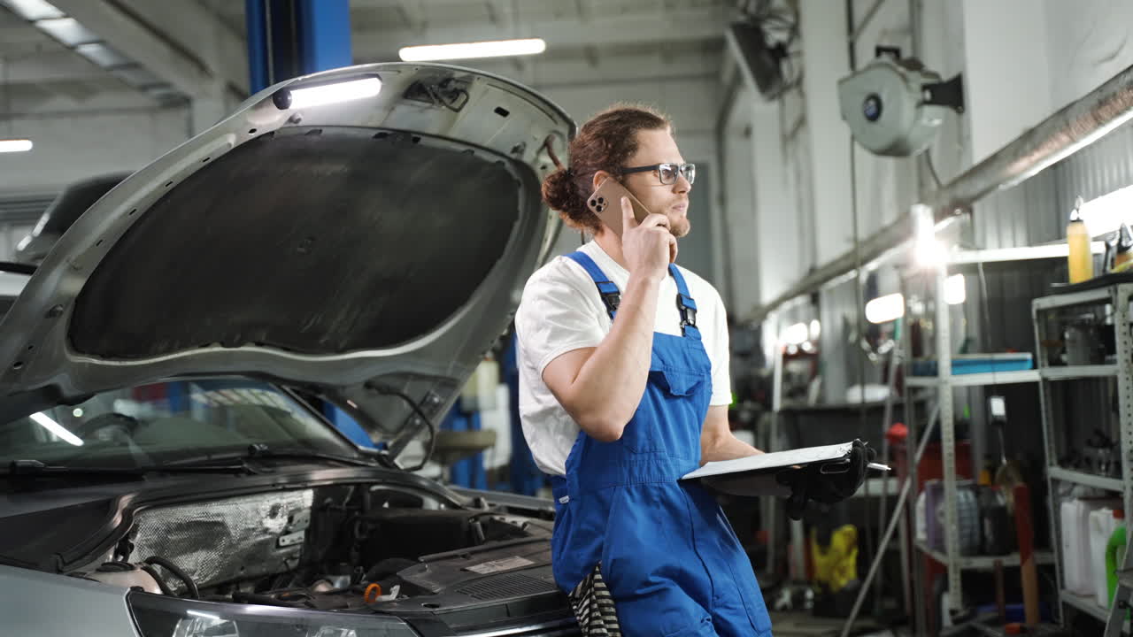 작업장의 기계공