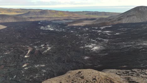 islandia volcán-fagradalsfjall -litli hrútur erupción 2023 - erupción de grindavik 2024- imágenes de drones en 4k