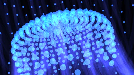 closeup shot of a digital background with organic movement