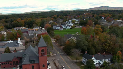 wolfeboro town hall, new hampshire usa