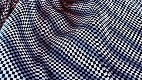 abstract checkered texture waving slowly