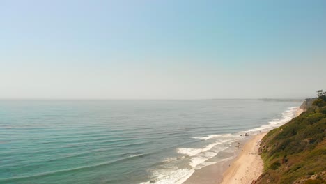 aerial view of the coast near santa barbara, california