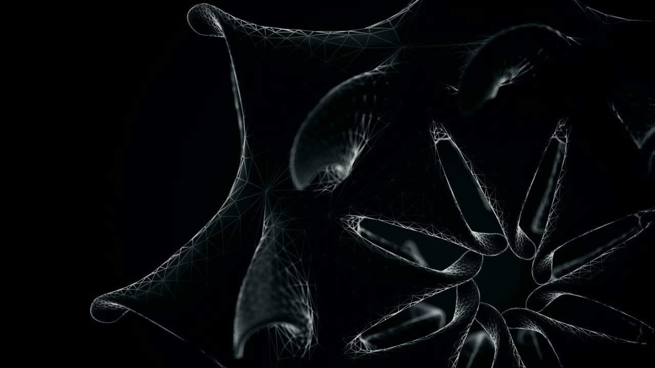 Sfondo di Oggetto 3D in Movimento - Video Stock Ripetibile