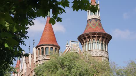 Casa-Terradas-Among-Trees-Barcelona,-Spain