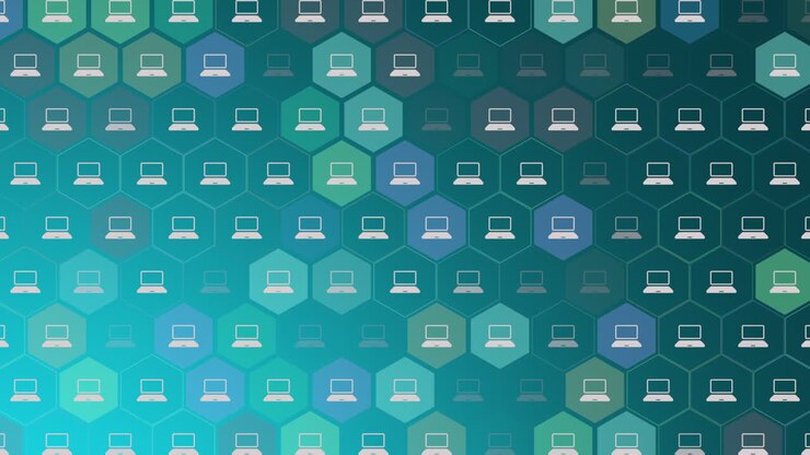Sociale computerikoner på netværksbaggrund