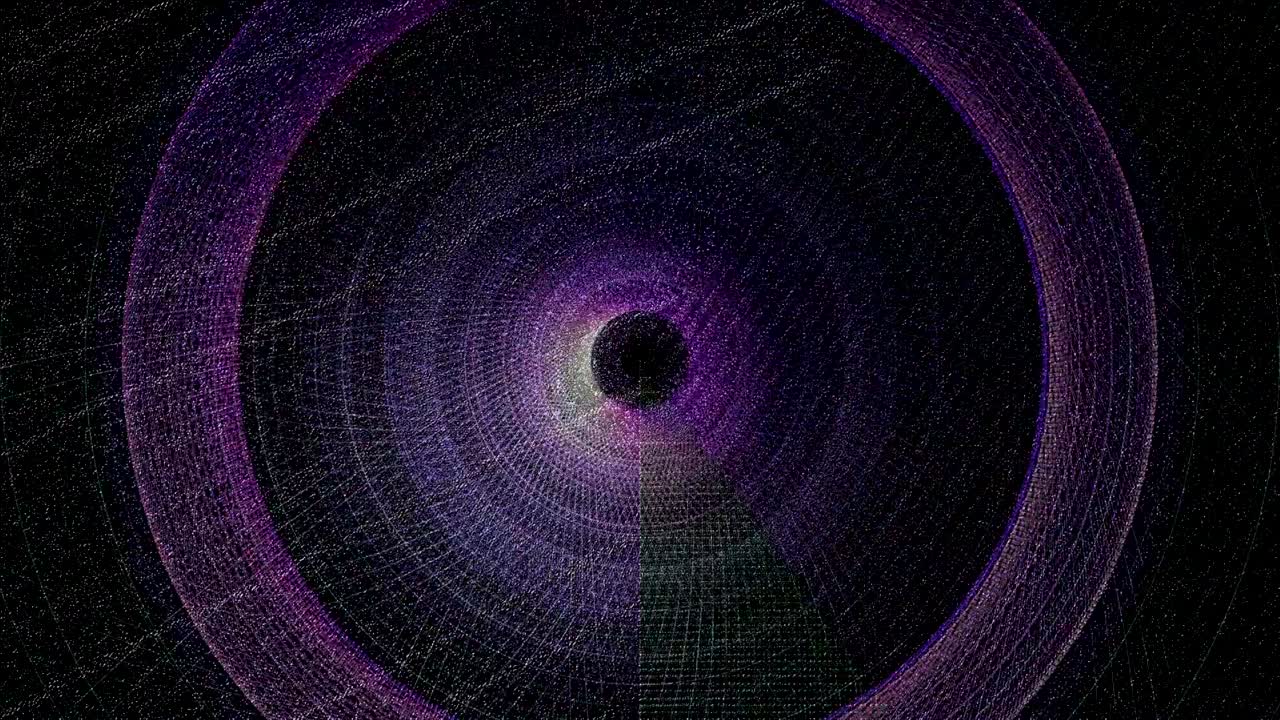 Glitch Background With Circles 17