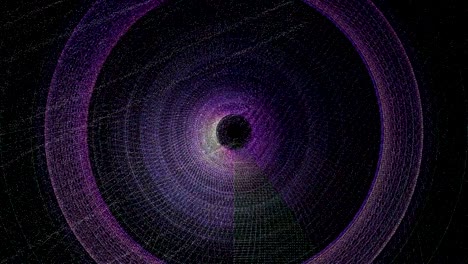 fondo de glitch con círculos 17