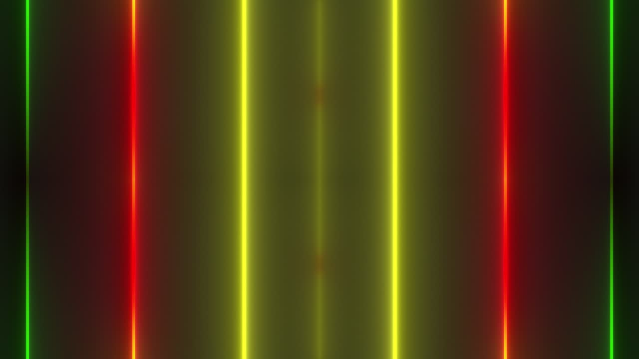 líneas verticales de luz de neón