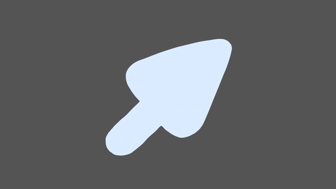 Cartoon Liquid Arrow