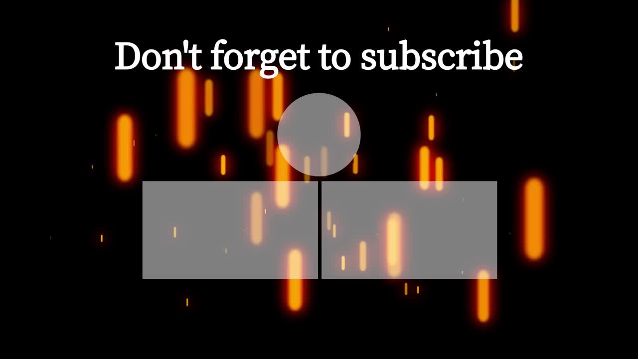 객체 조명 엔드 카드 엔딩 스크린 모션 그래픽