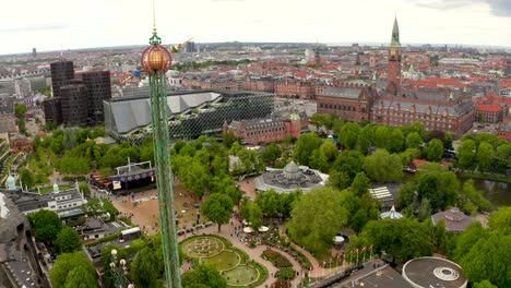 aerial copenhagen view