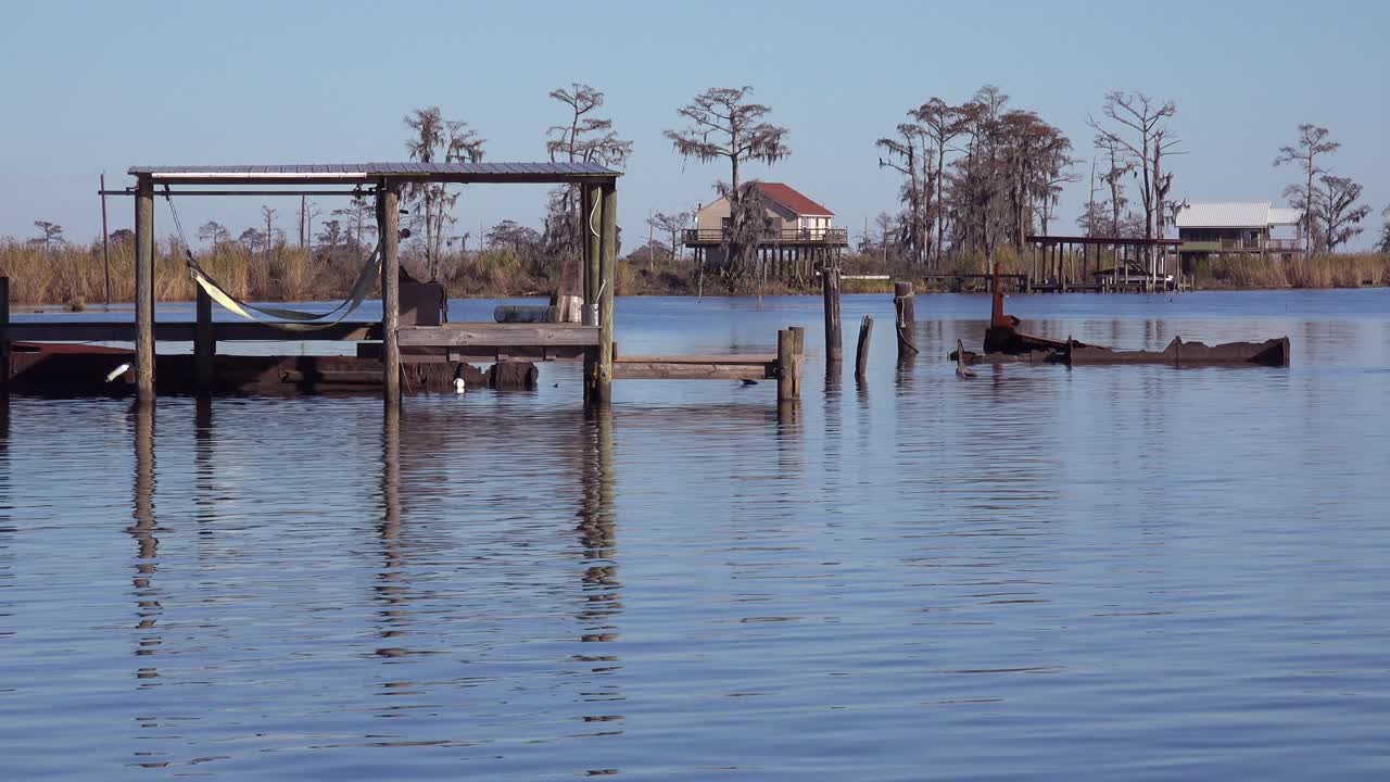 escenas a lo largo del pantano en louisiana 1