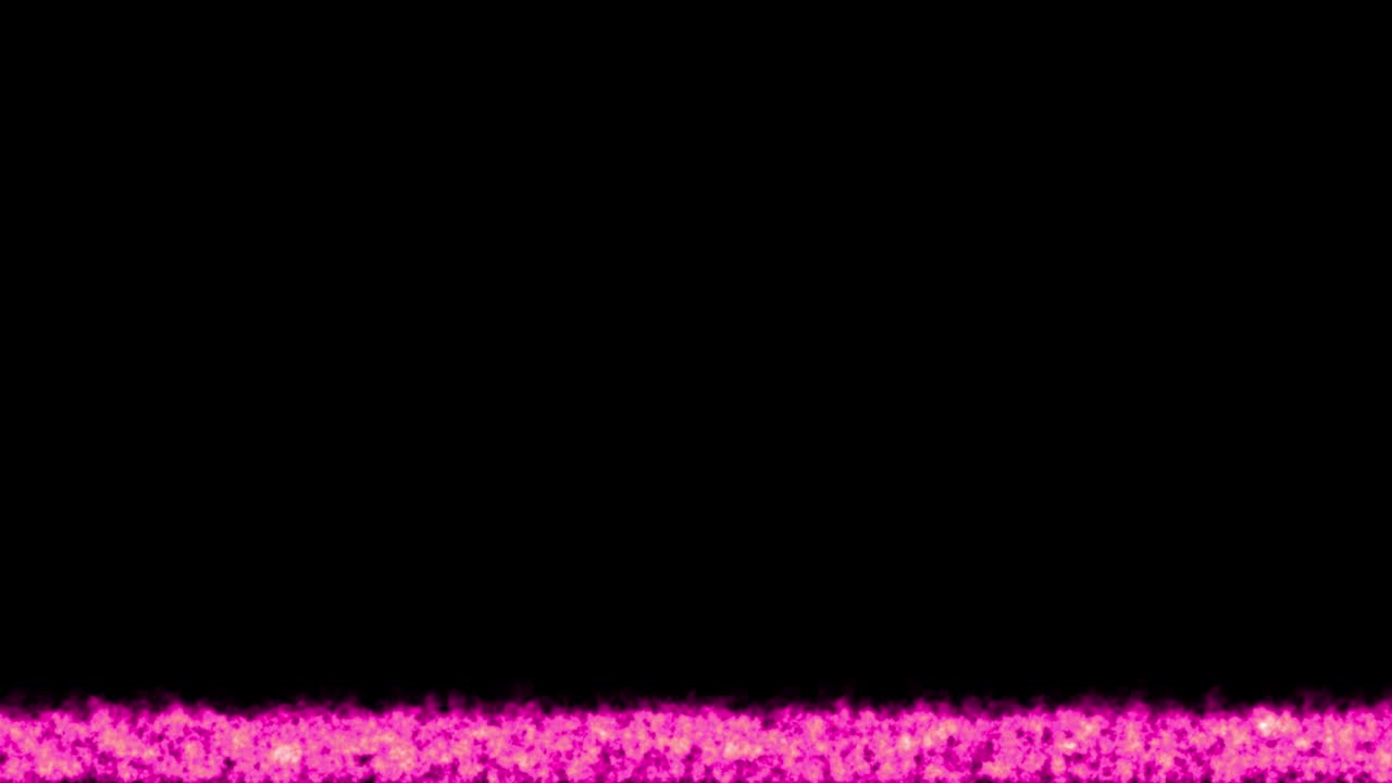 Animazione di particelle color fiamma, motion graphics