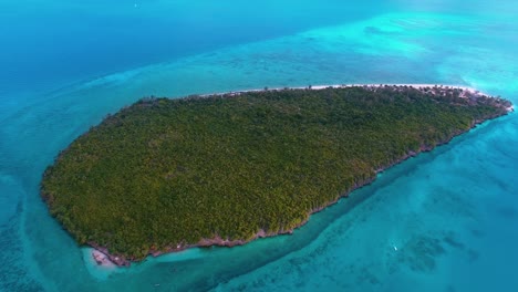 Vista-Aérea-De-Las-Islas-En-El-Archipiélago-De-Zanzíbar