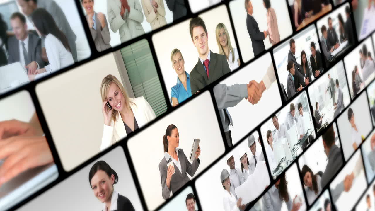 коллаж деловых видео