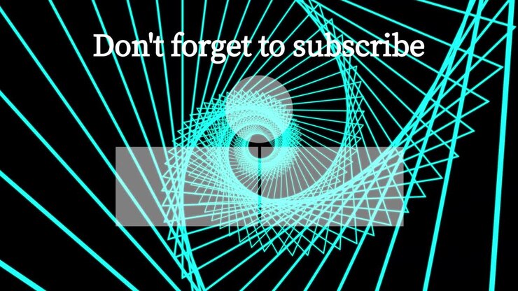 Shape continuous progress end card ending screen motion graphics
