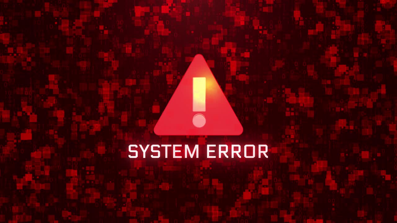System Error - Digital Alert