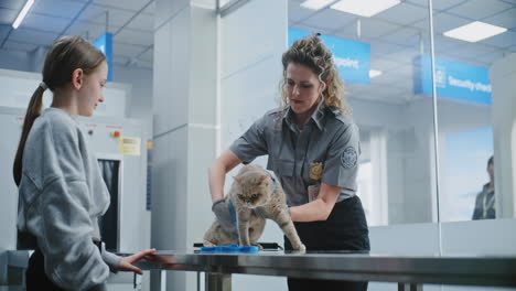 airport pet security check