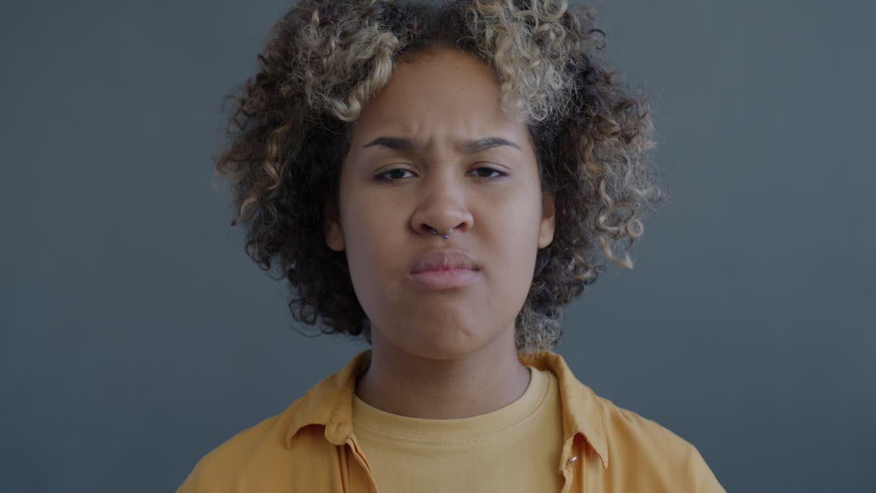 Woman experiencing pain