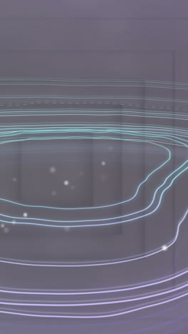 animación de formas sobre cuadrados blancos