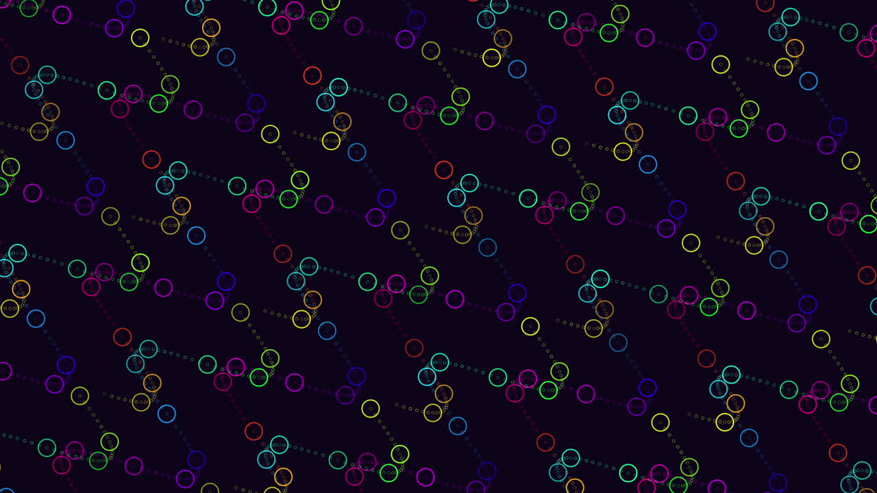 repetir el patrón de zigzag futurista con anillos de arco iris y brillos en el gradiente negro