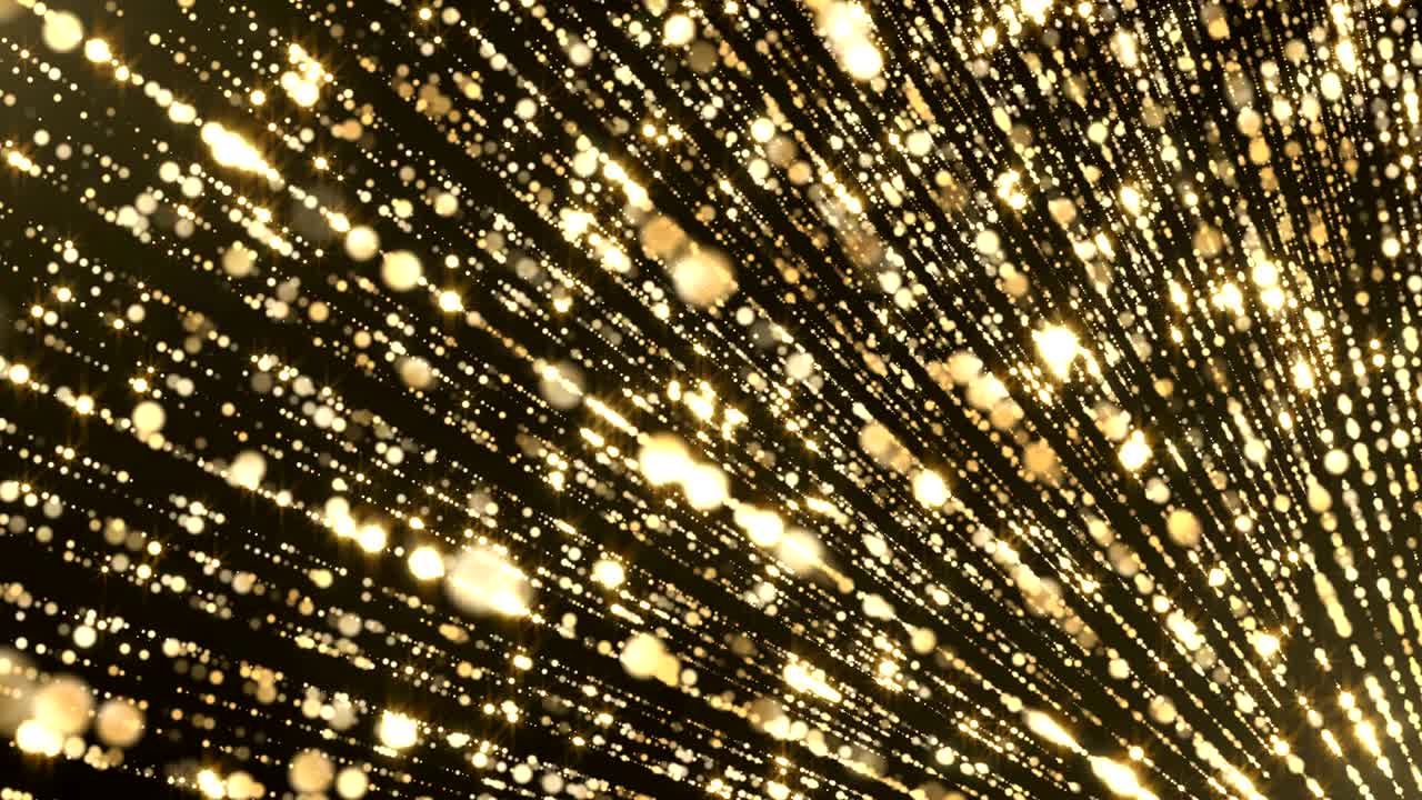 입자 금 반이는 보케상 먼지 추상적인 배경 루프