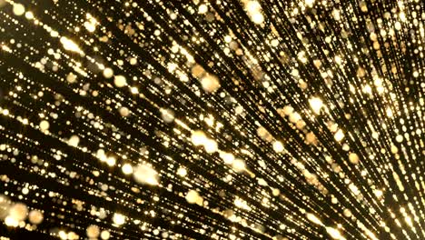 particles gold glitter bokeh award dust abstract background loop