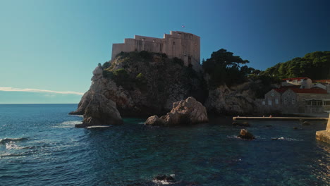 Dubrovnik Fortress from the Sea