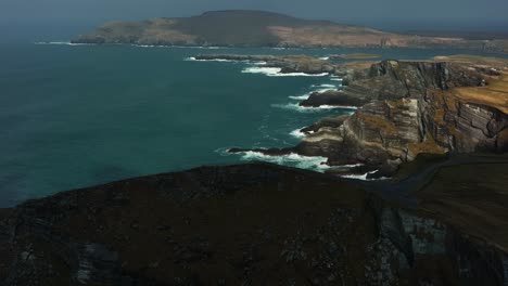 portmagee cliffs, kerry, ireland, march 2022